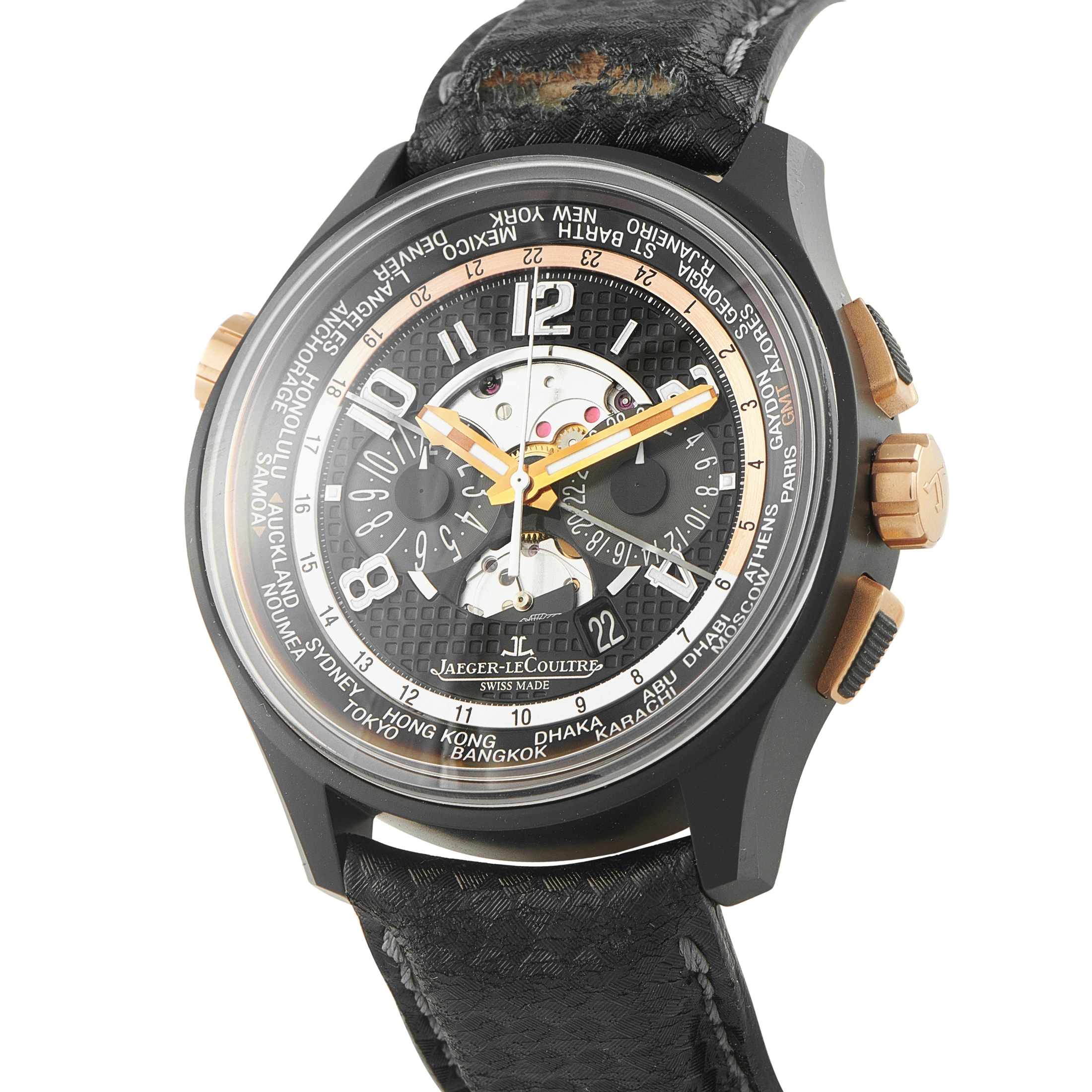 Jaeger-LeCoultre AMVOX5 World Chronograph V2 Vantage Watch Q193L471 193.L.22 - Image 2