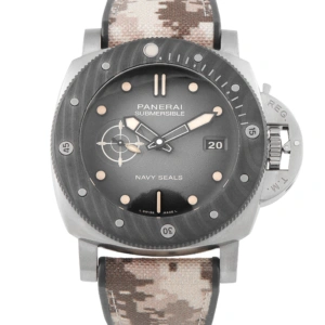 Officine Panerai Submersible Navy SEALs Titanium Watch pam01669