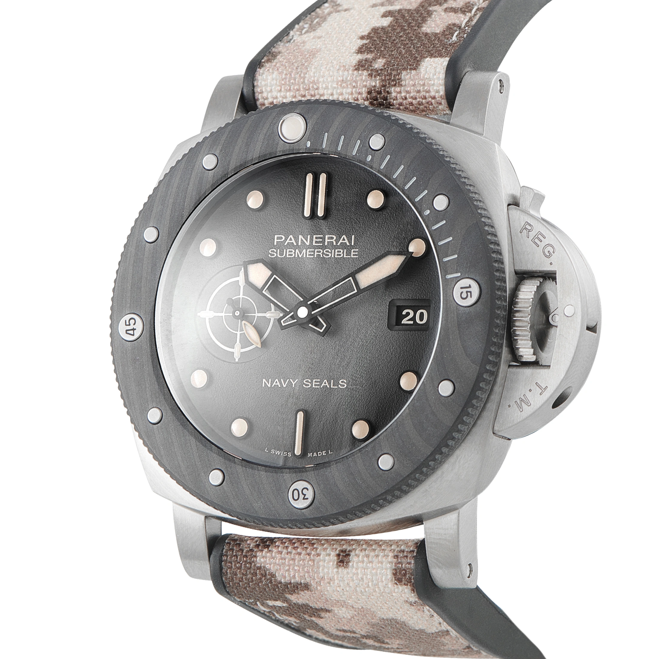 Officine Panerai Submersible Navy SEALs Titanium Watch pam01669 - Image 2