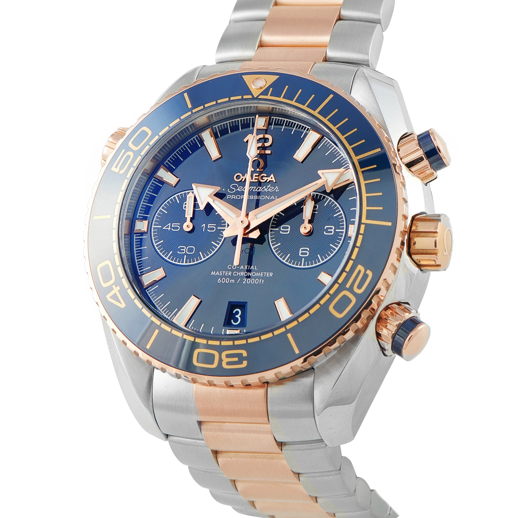 Omega Seamaster Planet Ocean 600M Steel and Sedna Gold Watch 215.20.45.61.03.001 - Image 2