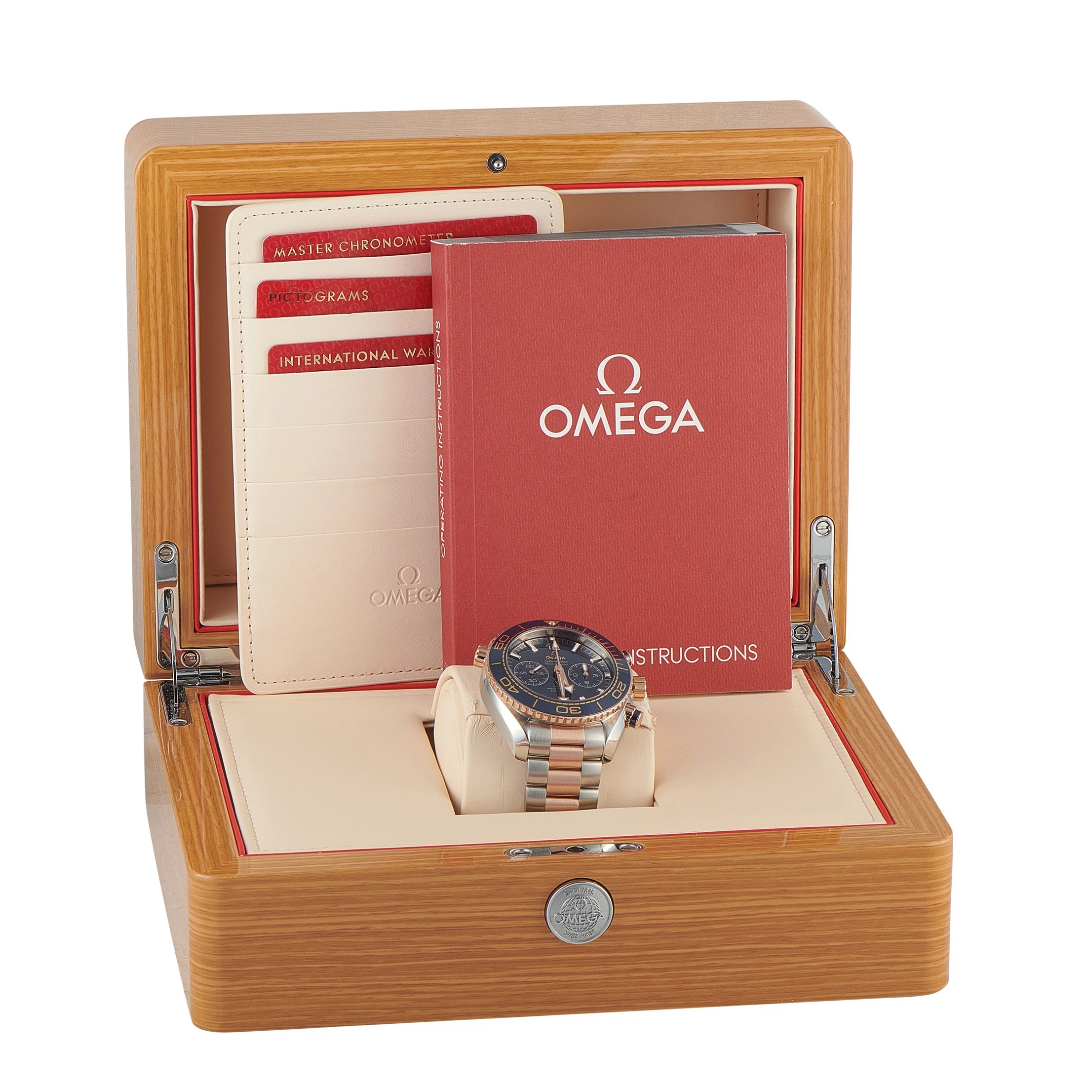 Omega Seamaster Planet Ocean 600M Steel and Sedna Gold Watch 215.20.45.61.03.001 - Image 5