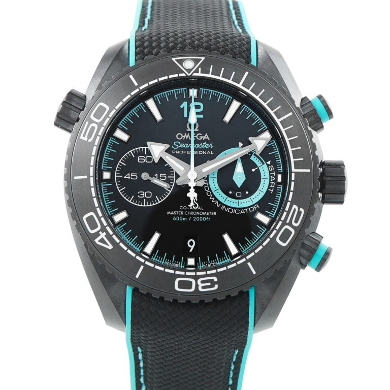 Omega Seamaster Planet Ocean ETNZ Deep Black Ceramic Watch 215.92.46.51.01.003