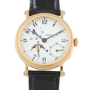 Patek Philippe Complications Moon Phase 18K Yellow Gold Watch 5015J