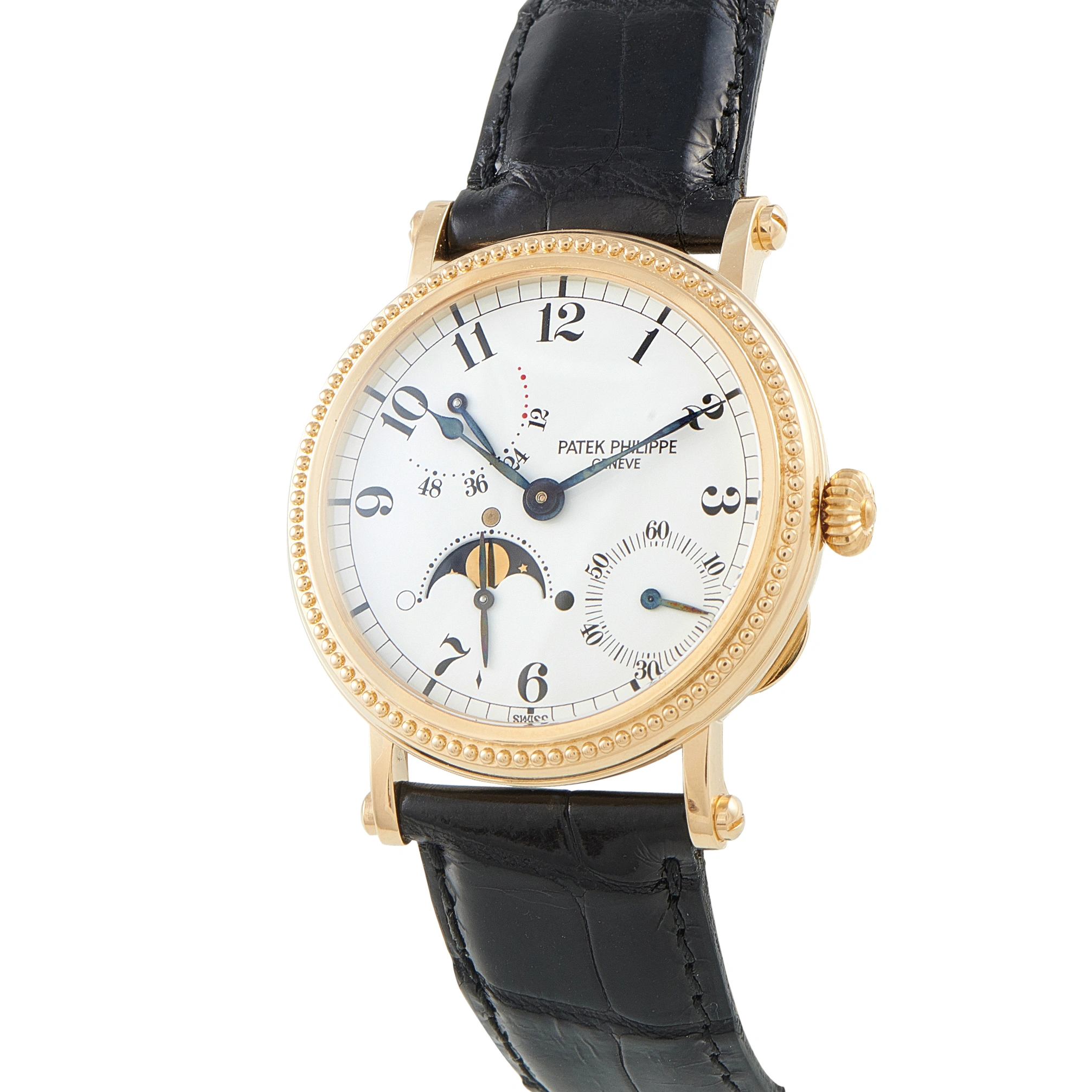 Patek Philippe Complications Moon Phase 18K Yellow Gold Watch 5015J - Image 2