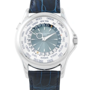 Patek Philippe World Time Platinum Watch 5130P-001