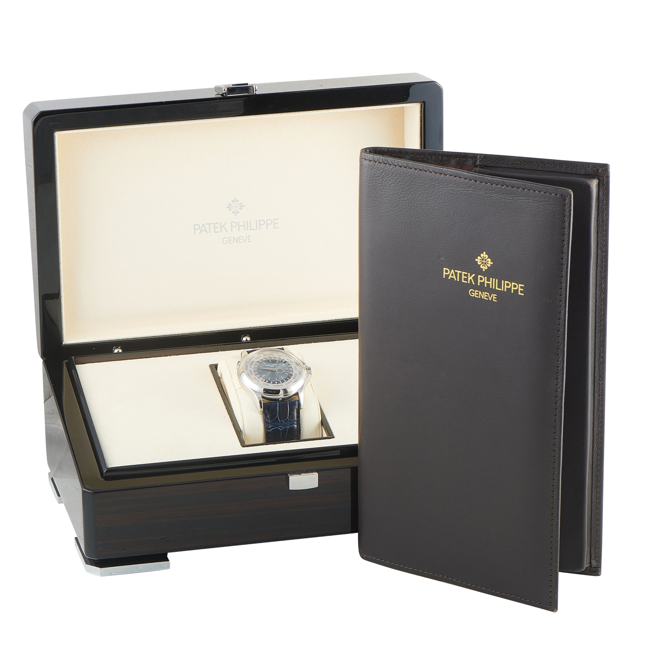 Patek Philippe World Time Platinum Watch 5130P-001 - Image 6