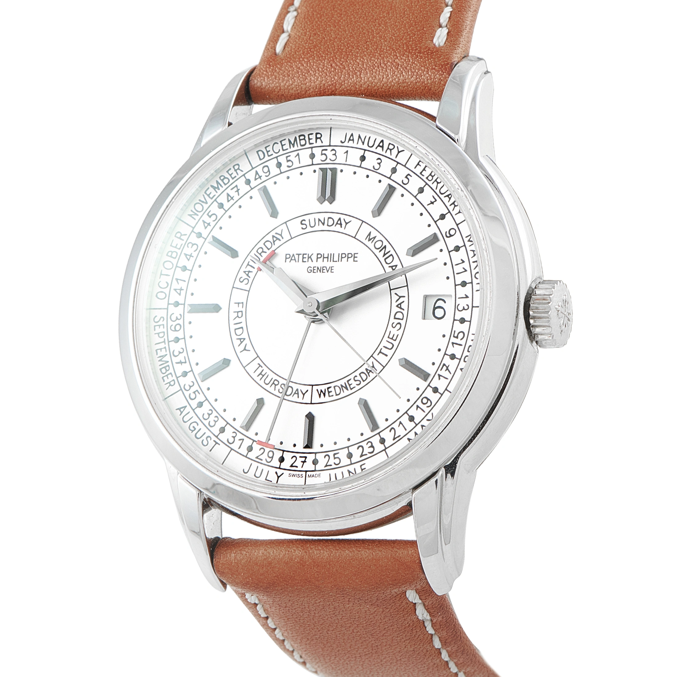 Patek Philippe Calatrava Weekly Calendar Steel Watch 5212A-001 - Image 2