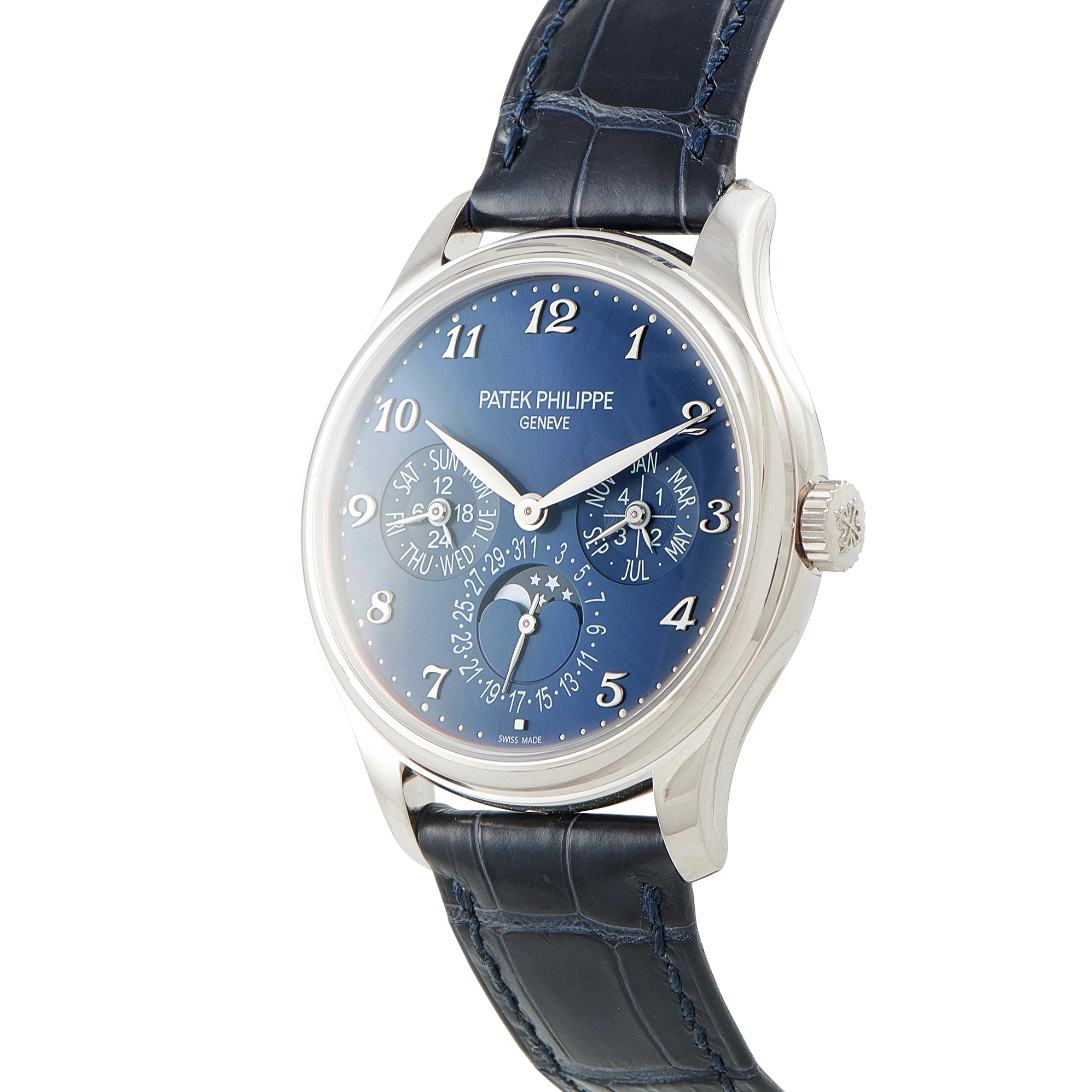 Patek Philippe Grand Complications Perpetual Calendar White Gold Watch 5327g-001 - Image 2
