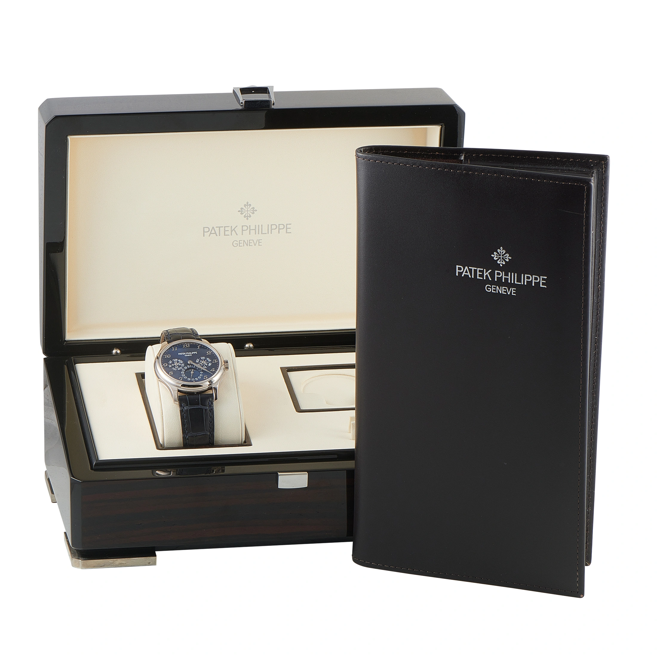 Patek Philippe Grand Complications Perpetual Calendar White Gold Watch 5327g-001 - Image 4