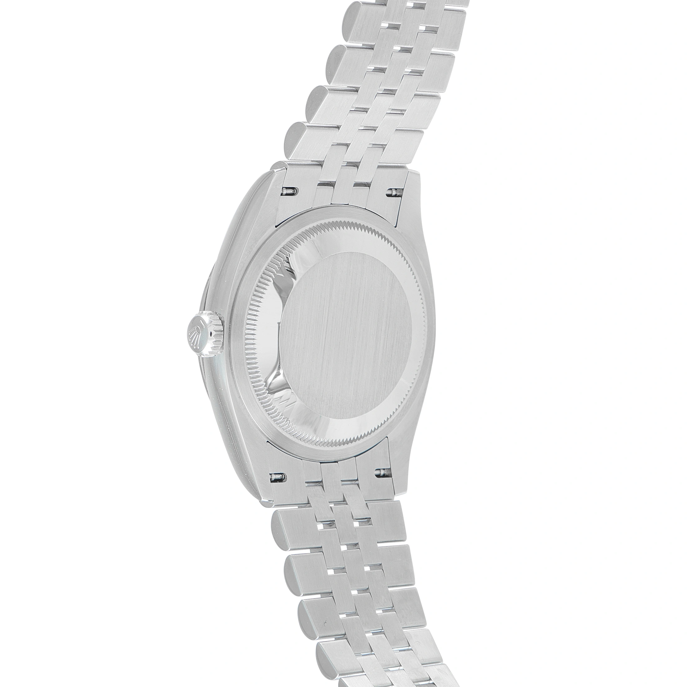 Rolex Datejust Silver Roman Dial Steel Jubilee Watch 126234 - Image 3