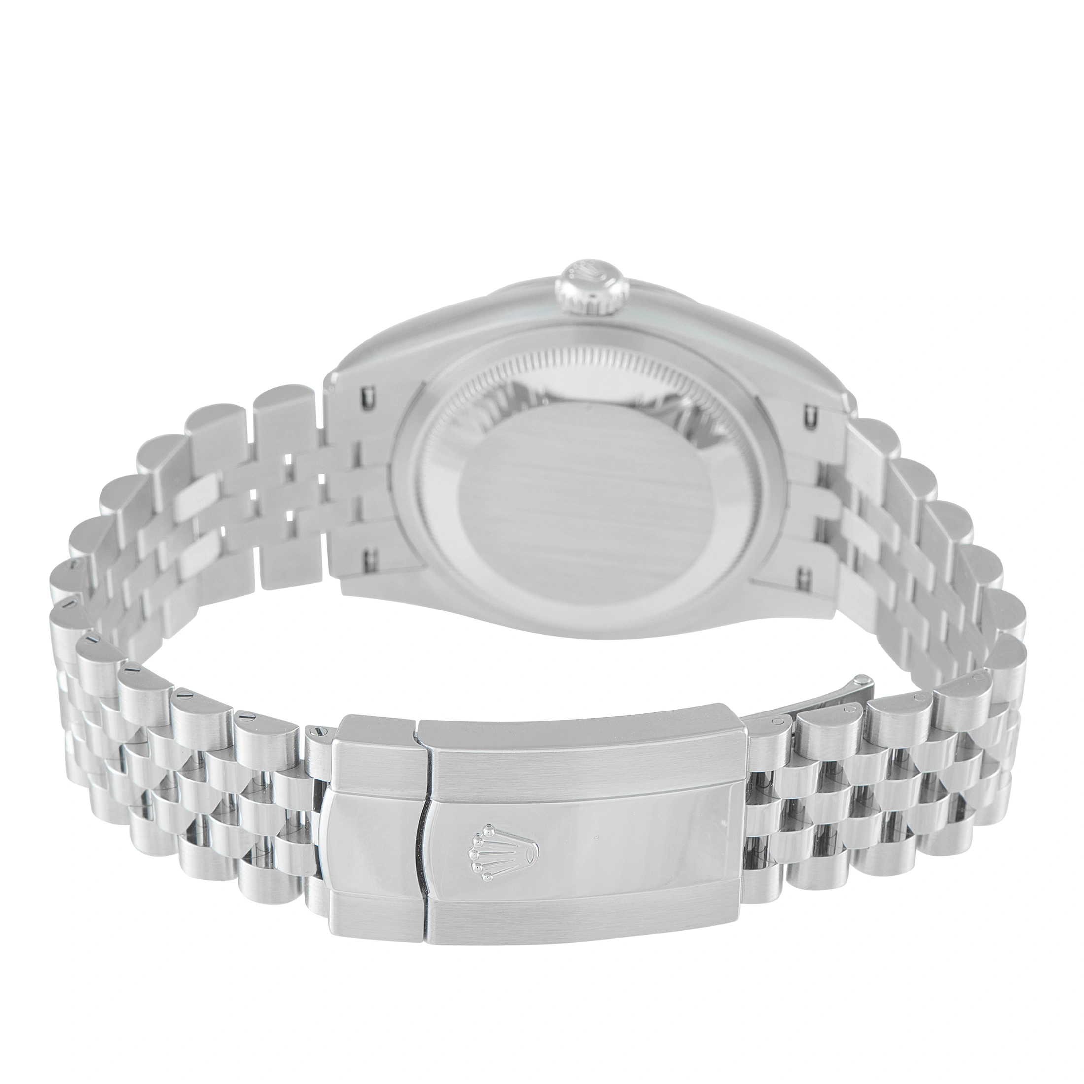 Rolex Datejust Silver Roman Dial Steel Jubilee Watch 126234 - Image 4