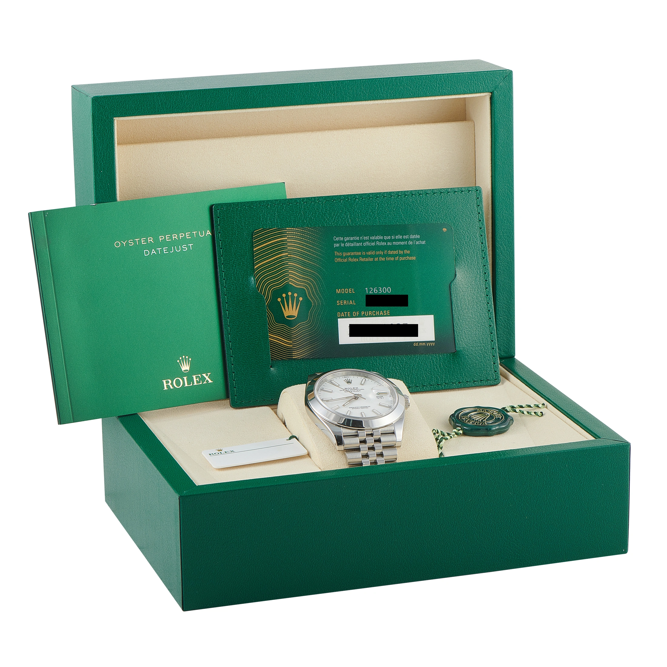 Rolex Datejust 41 White Dial Jubilee Watch 126300 - Image 5