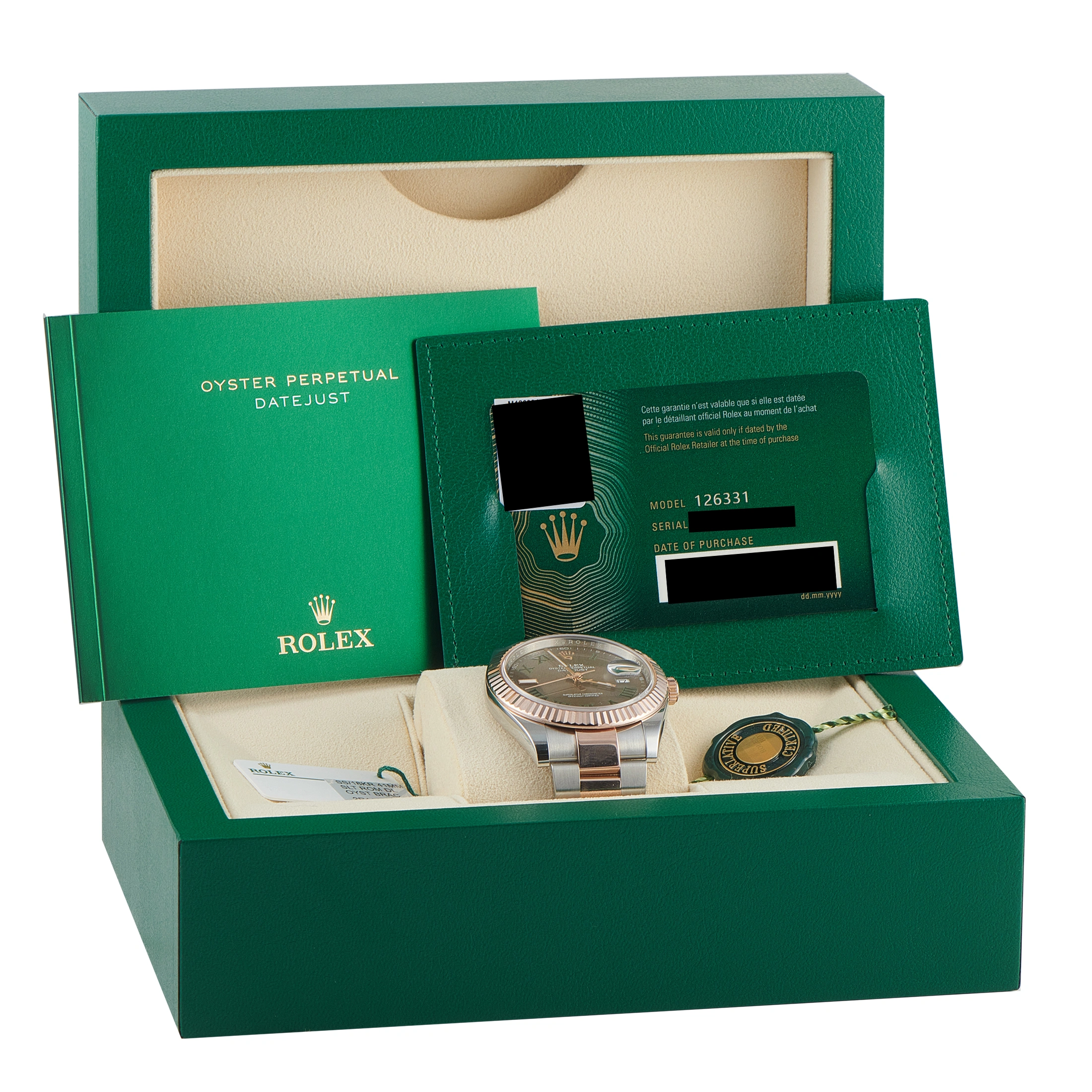 Rolex Datejust 41 Wimbledon Two-Tone Oyster Watch 126331-0015 - Image 5