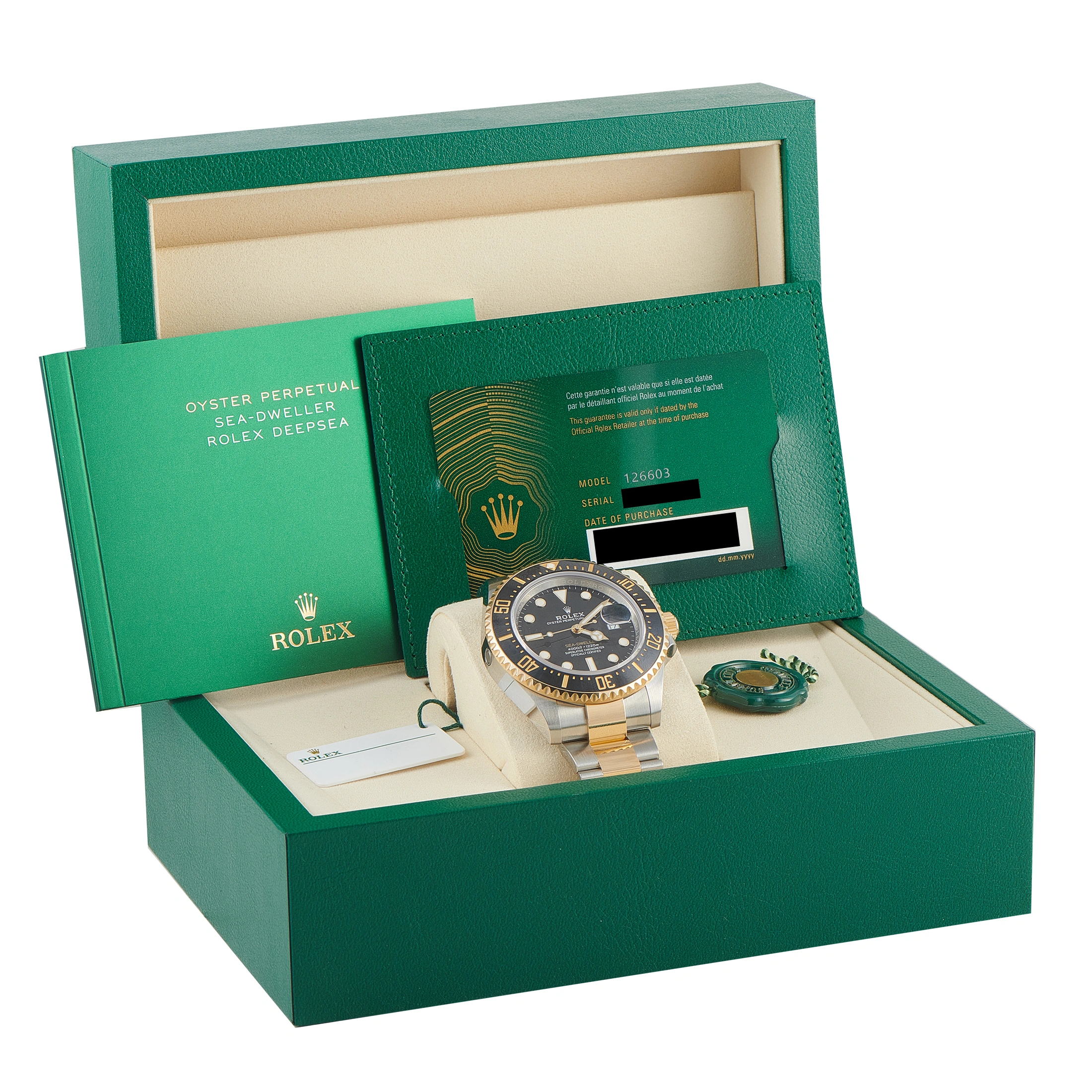 Rolex Sea-Dweller Two-Tone Watch 126603 - Image 5