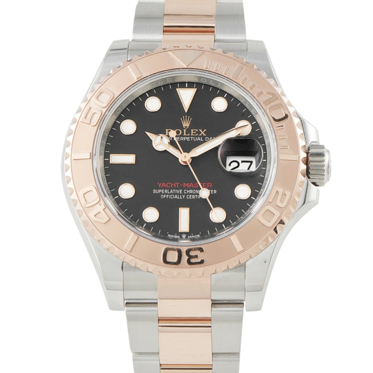 Rolex Yacht-Master Black Dial Two-Tone Watch 126621