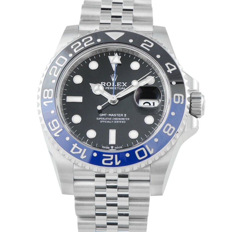 Rolex GMT-Master II Batgirl Steel Jubilee Watch 126710BLNR