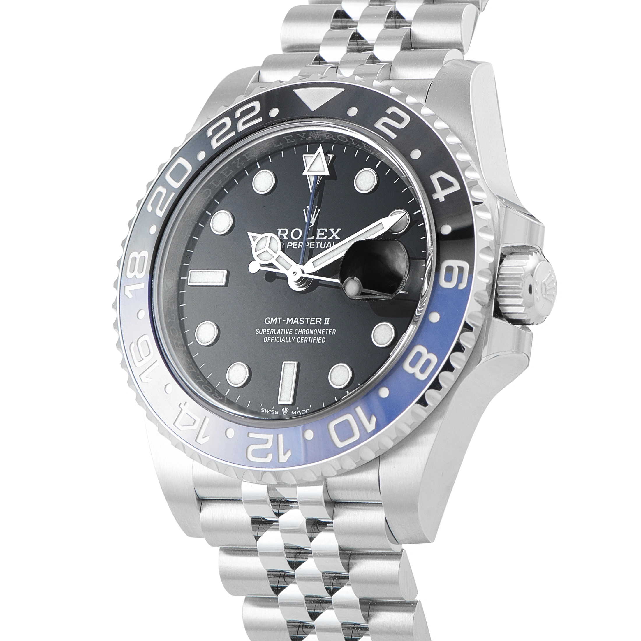 Rolex GMT-Master II Batgirl Steel Jubilee Watch 126710BLNR - Image 2