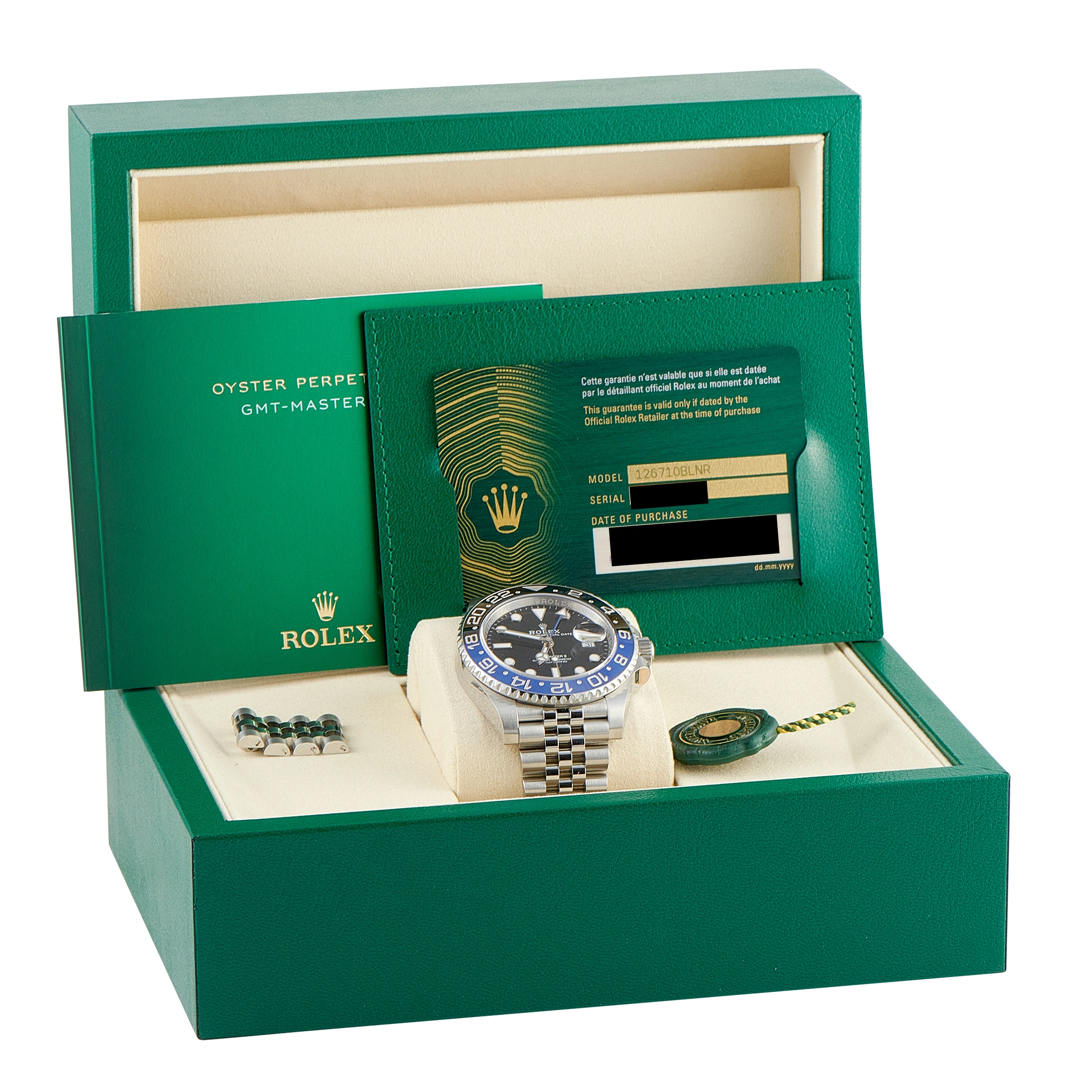 Rolex GMT-Master II Batgirl Steel Jubilee Watch 126710BLNR - Image 5