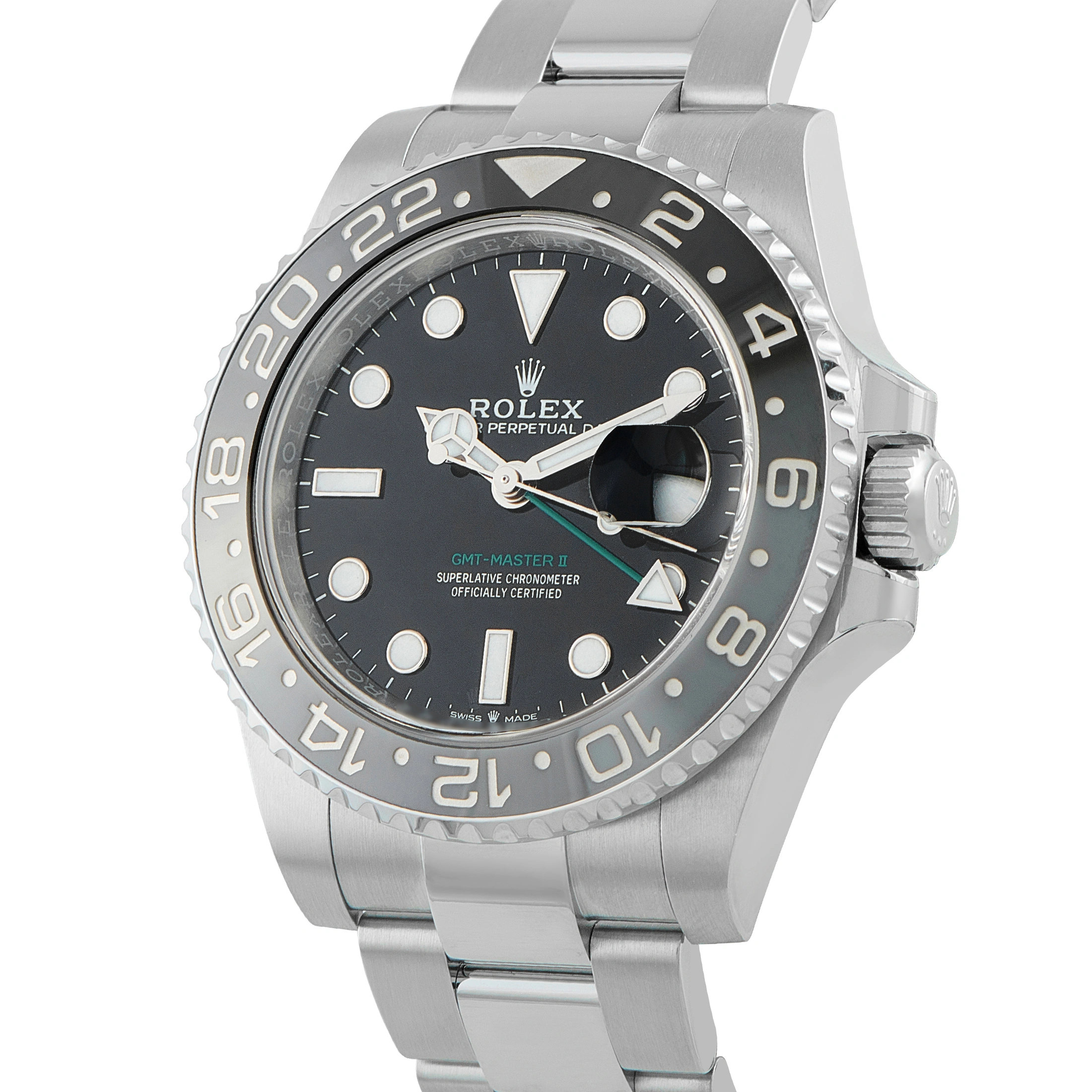 Rolex GMT-Master II Bruce Wayne Steel Jubilee Watch 126710GRNR - Image 2