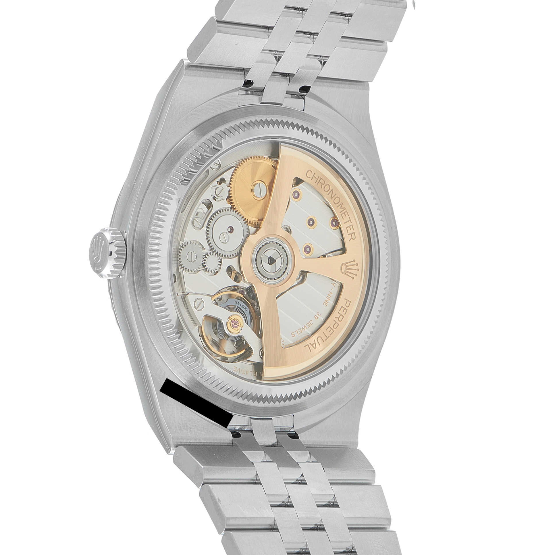 Rolex Land-Dweller 40 White Dial Steel Flat Jubilee Watch 127334 - Image 3