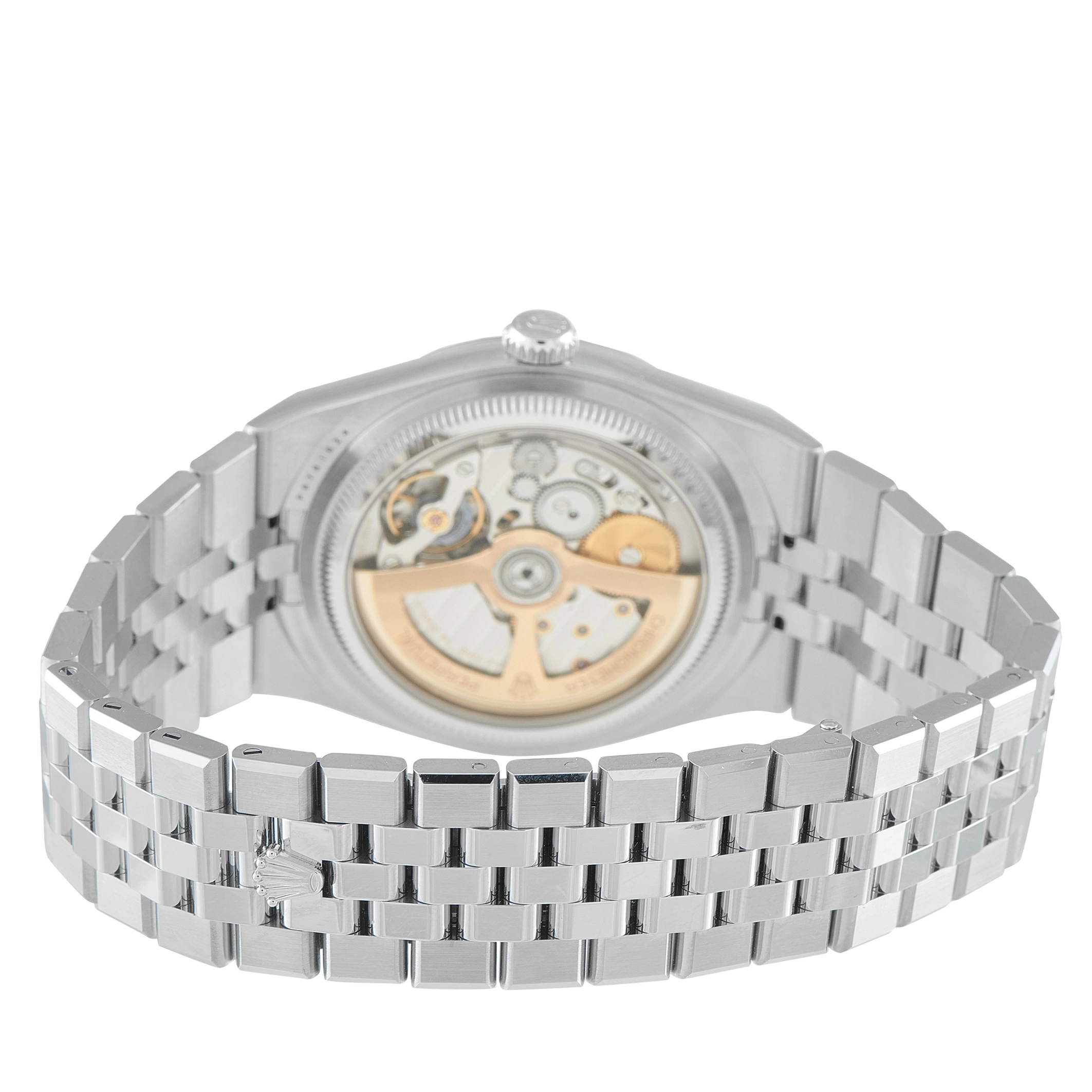 Rolex Land-Dweller 40 White Dial Steel Flat Jubilee Watch 127334 - Image 4