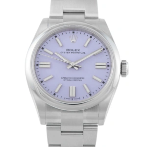 Rolex Oyster Perpetual 41 Lavender Dial Steel Watch 134300