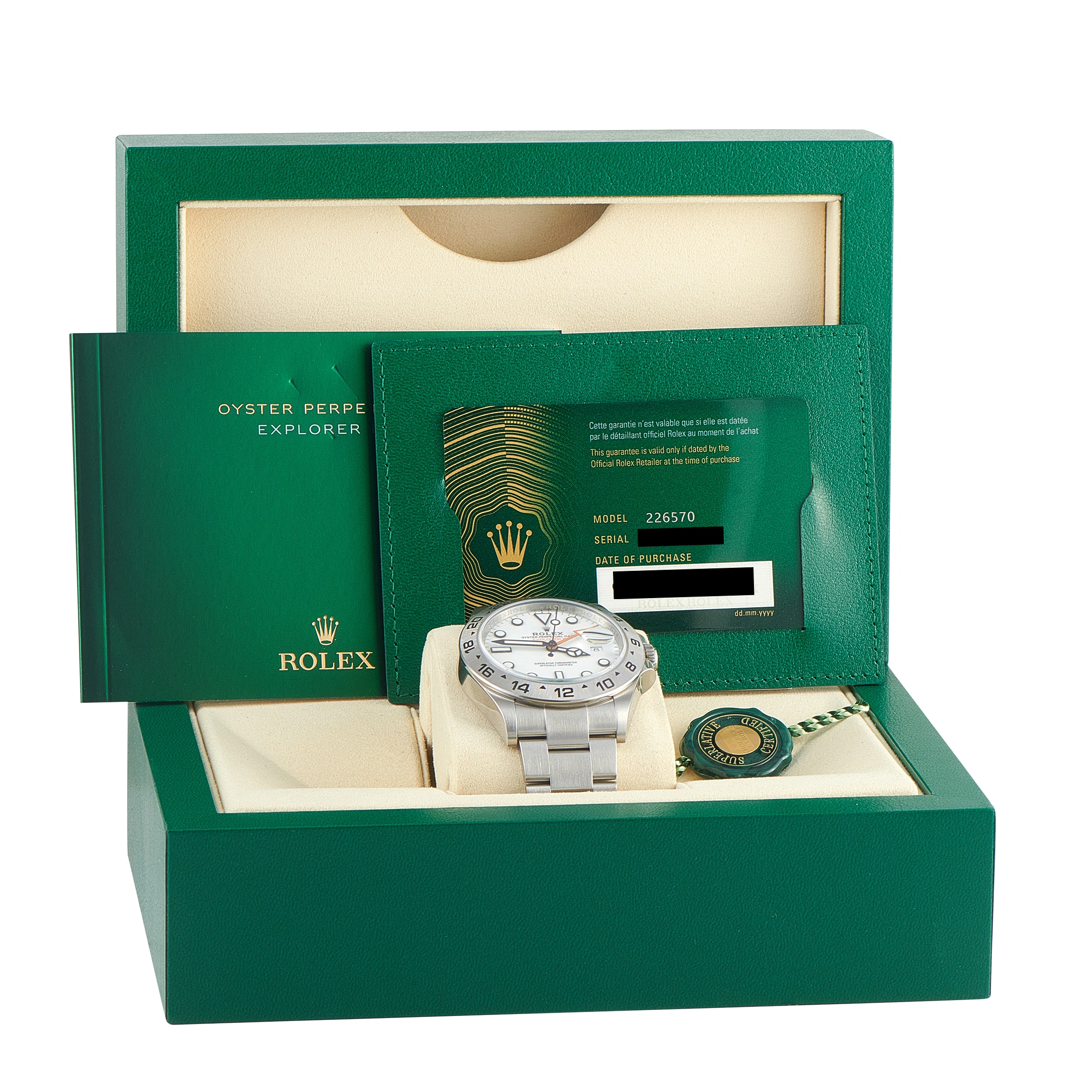 Rolex Explorer II Polar White Steel Watch 226570 - Image 5