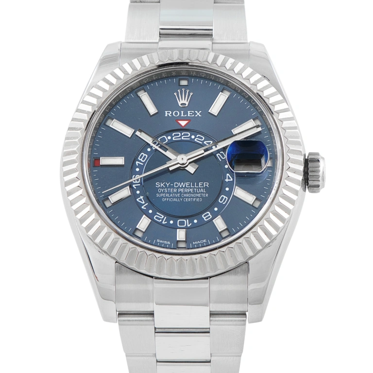 Rolex Sky-Dweller Blue Dial Steel Oyster Watch 326934