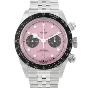 Tudor Black Bay Chrono Pink Dial Steel Watch 79360N-0019
