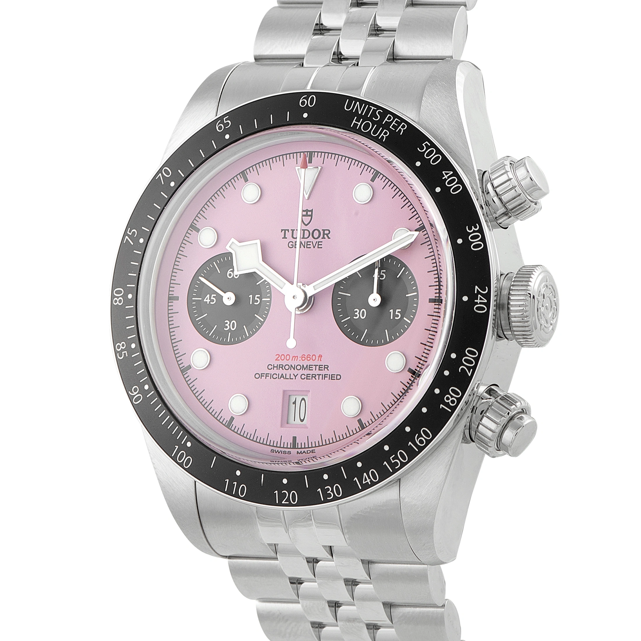 Tudor Black Bay Chrono Pink Dial Steel Watch 79360N-0019 - Image 2