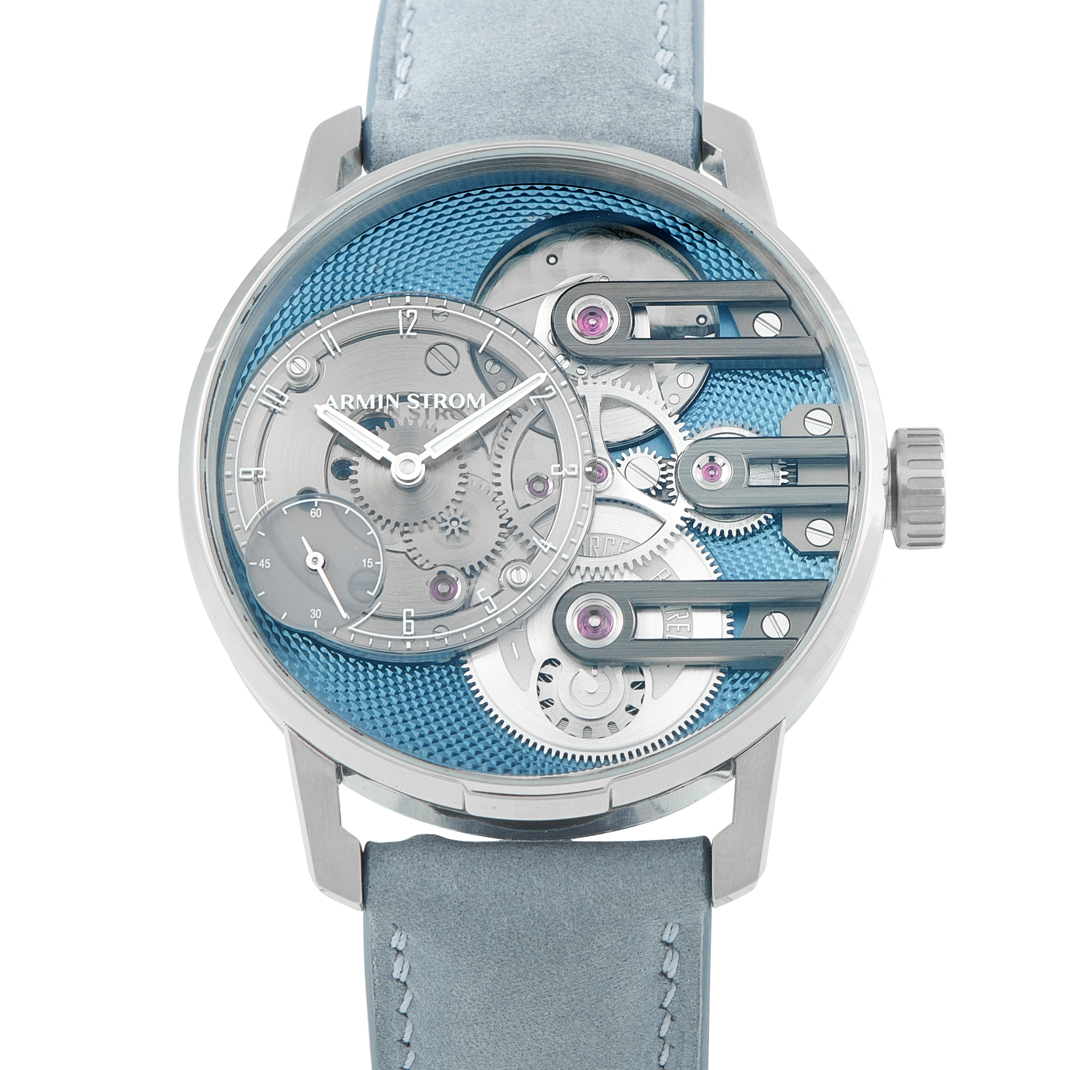 Armin Strom Gravity Equal Force Blue Dial Titanium Watch GEF US-2025