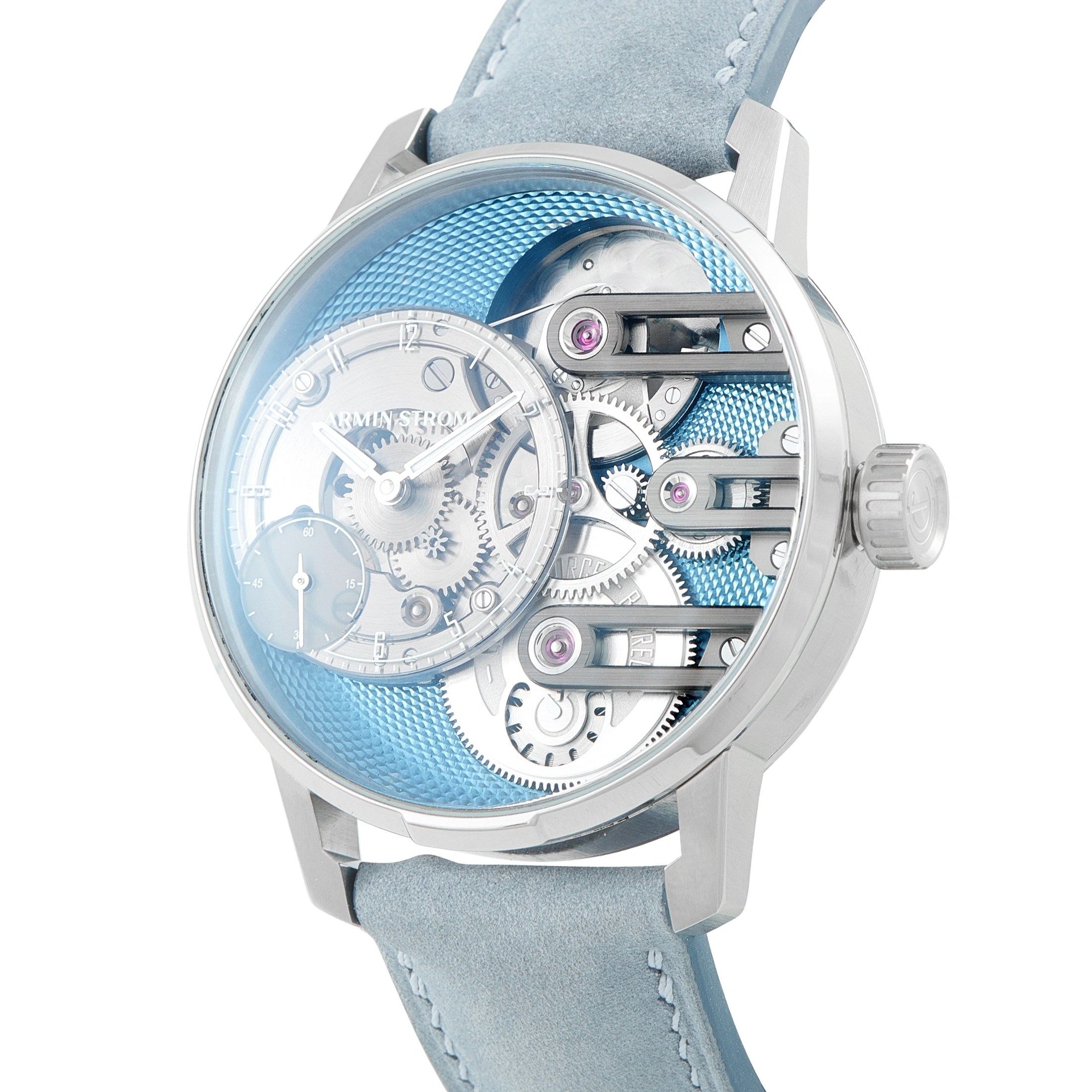 Armin Strom Gravity Equal Force Blue Dial Titanium Watch GEF US-2025 - Image 2