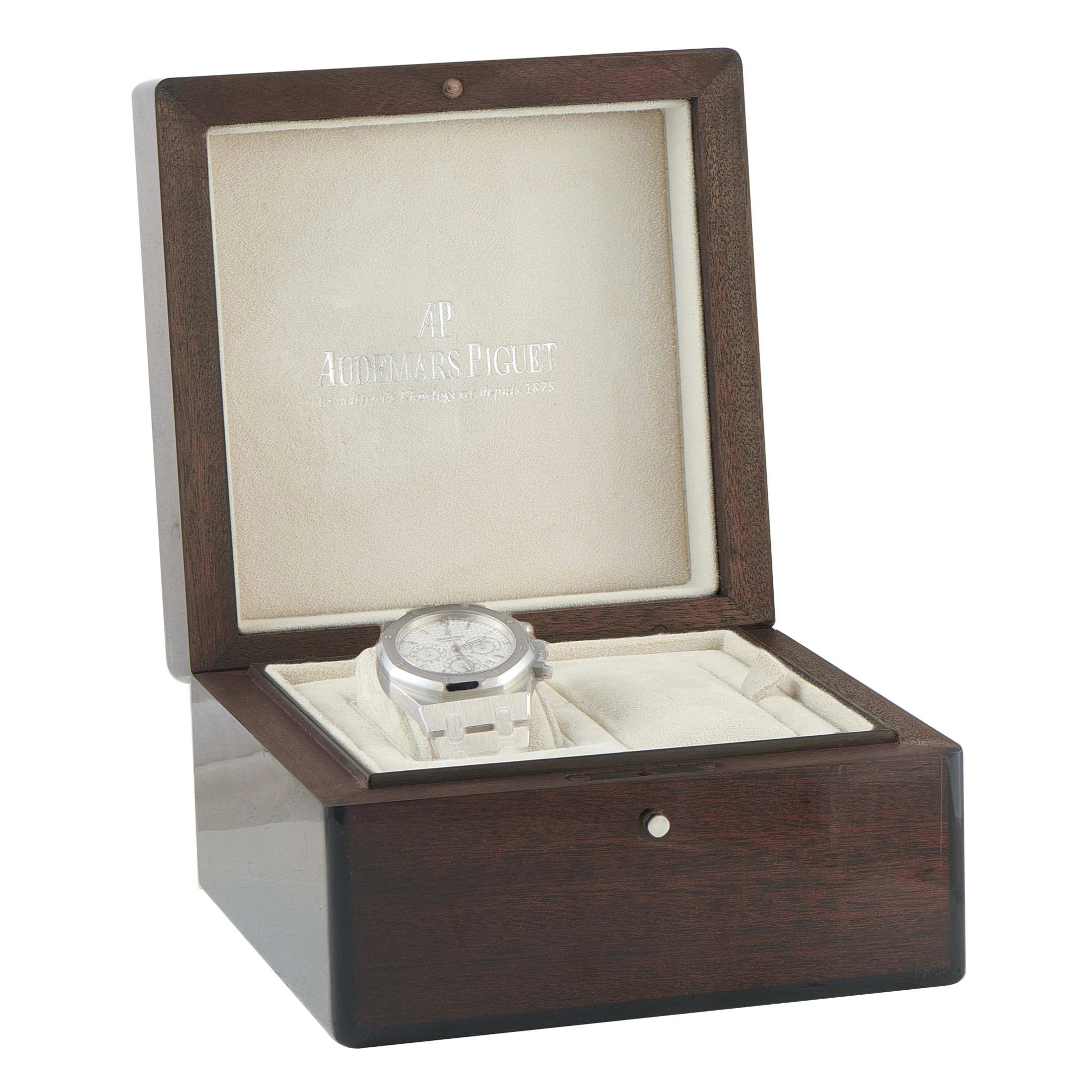 Audemars Piguet Royal Oak Chronograph White Dial Steel Watch 25860ST - Image 5
