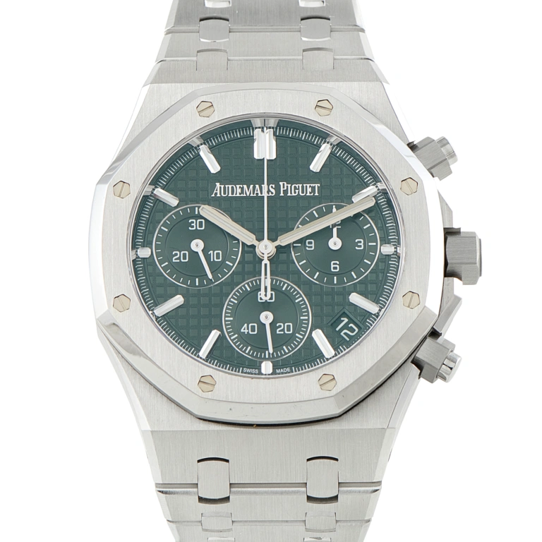 Audemars Piguet Royal Oak Chronograph Green Dial Steel Watch 26240ST.OO.1320ST.08