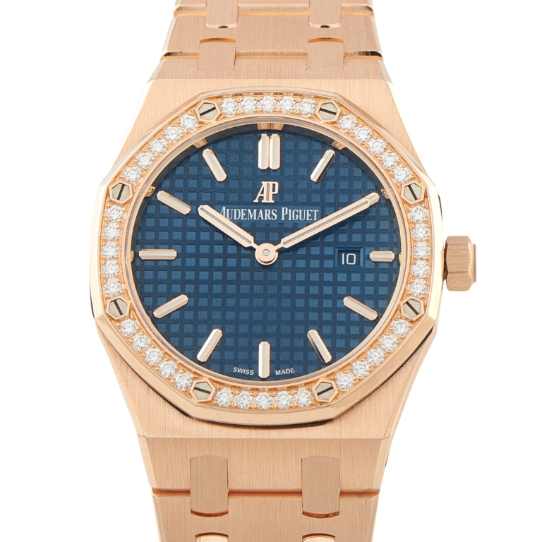 Audemars Piguet Royal Oak Quartz Diamond Rose Gold Watch 67651OR.ZZ.1261OR.02 67651OR.zz.1261O.02-A $56,000