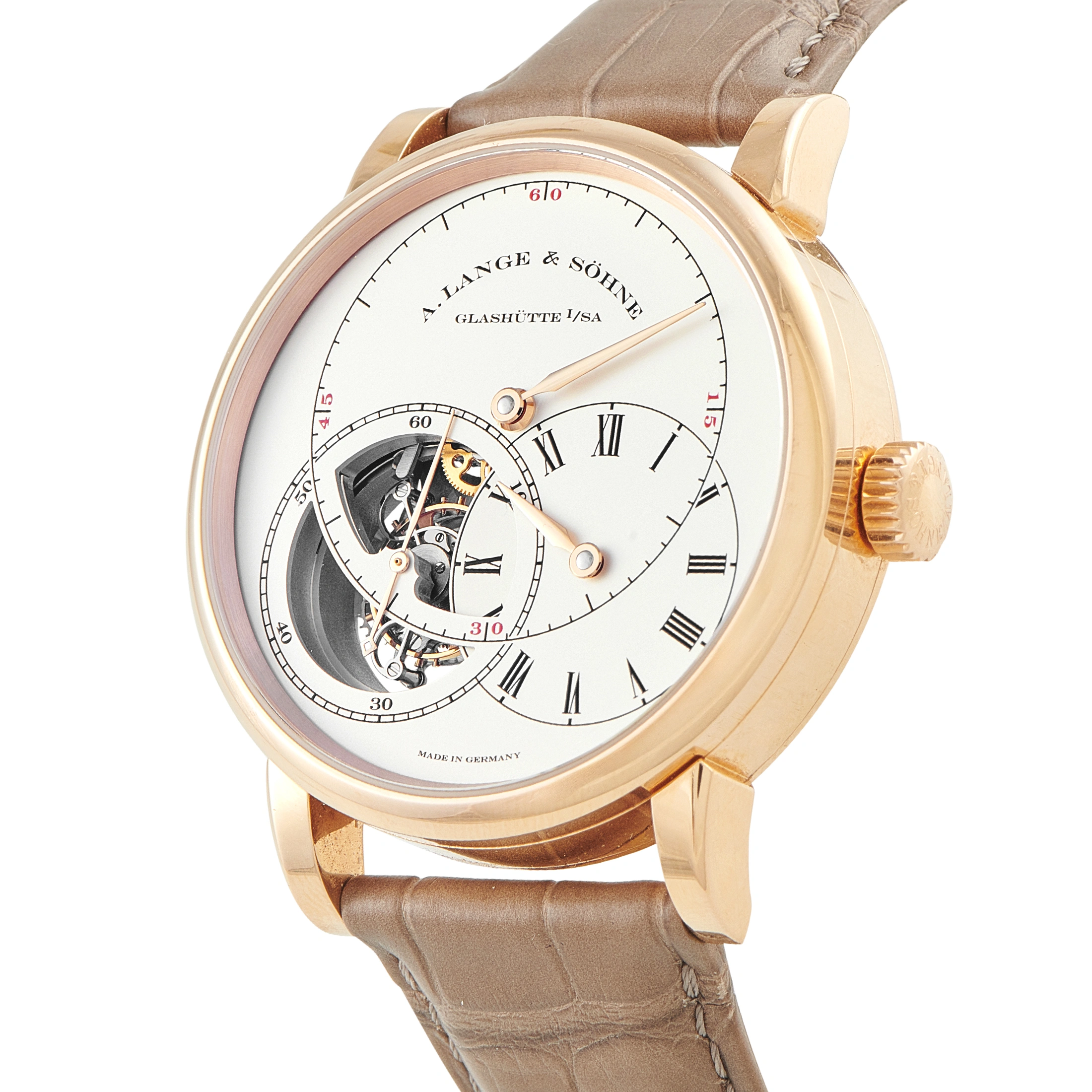 A. Lange & Sohne Richard Lange Tourbillon Pour le Mérite Rose Gold Watch 760.032F - Image 2