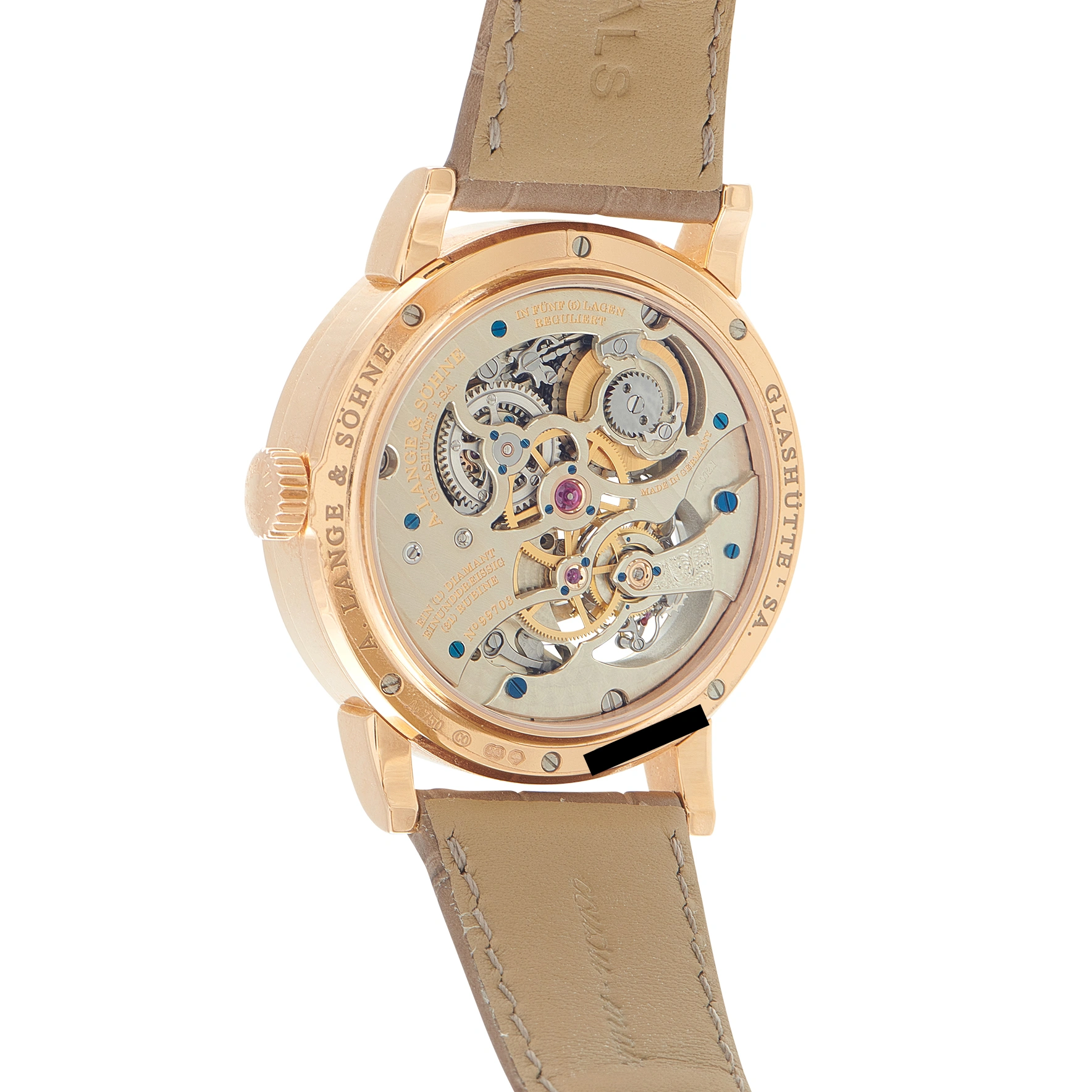 A. Lange & Sohne Richard Lange Tourbillon Pour le Mérite Rose Gold Watch 760.032F - Image 3