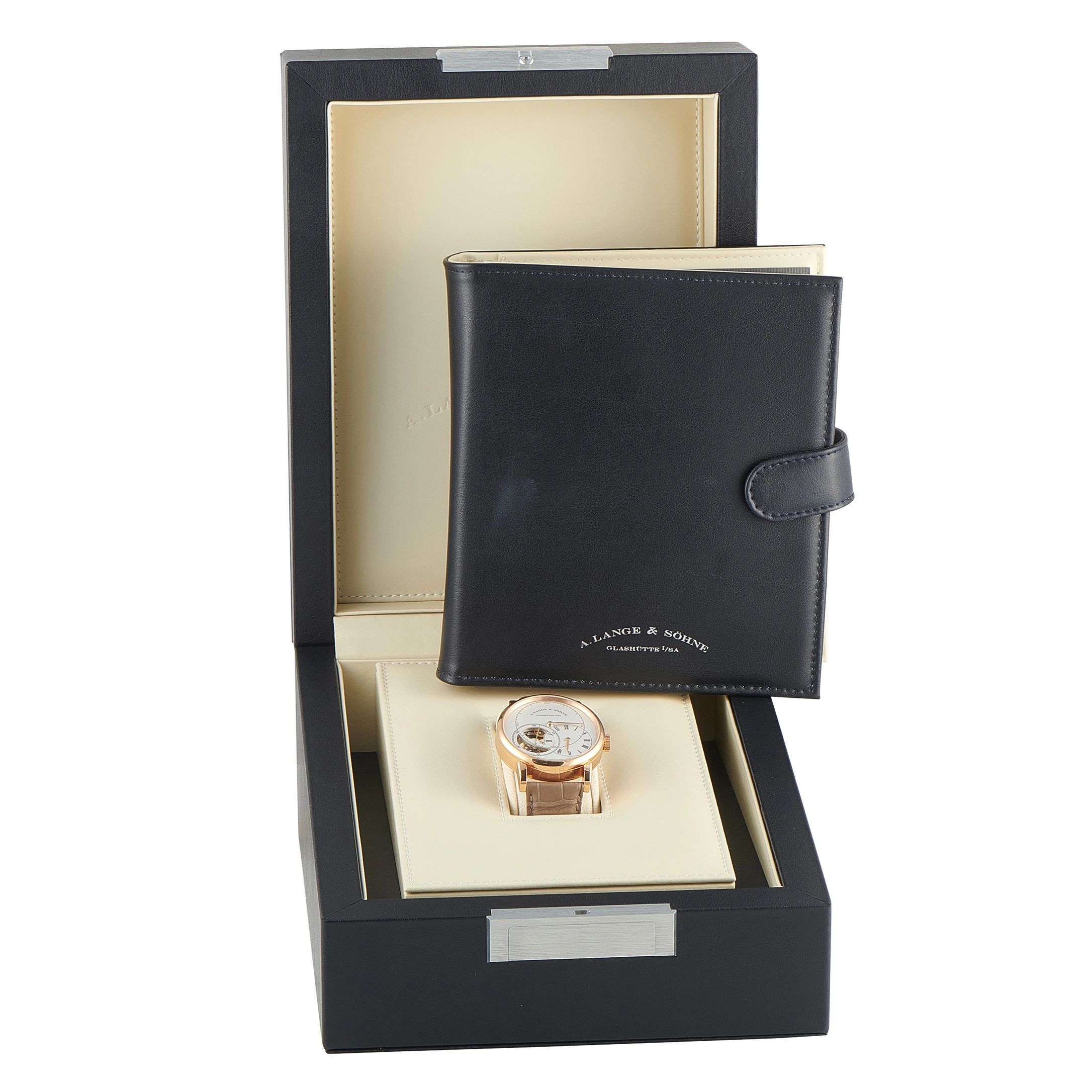 A. Lange & Sohne Richard Lange Tourbillon Pour le Mérite Rose Gold Watch 760.032F - Image 5