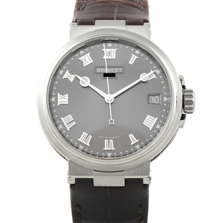 Breguet Marine Slate Grey Dial Titanium Watch 5517TI