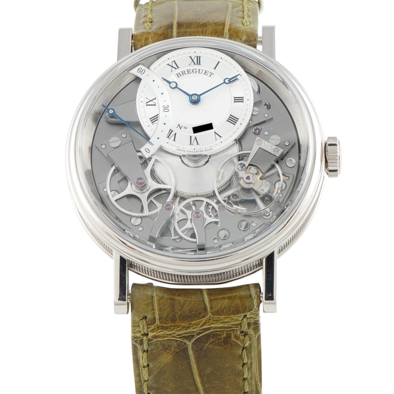 Breguet Tradition Seconde Retrograde White Gold Watch 7097BB/G1/9WU