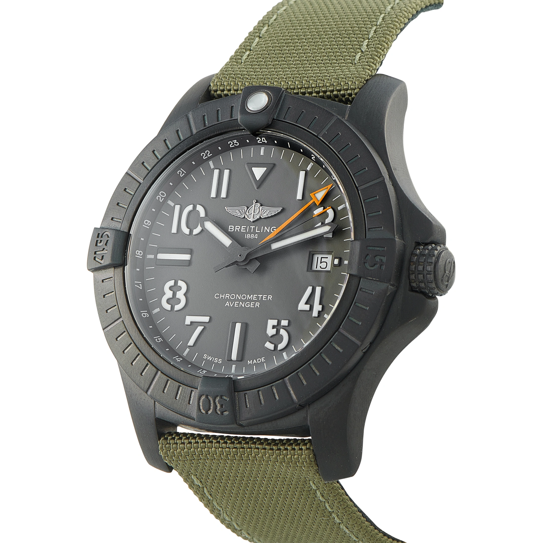 Breitling Avenger Automatic GMT 45 Night Mission Titanium Watch V32395 - Image 2