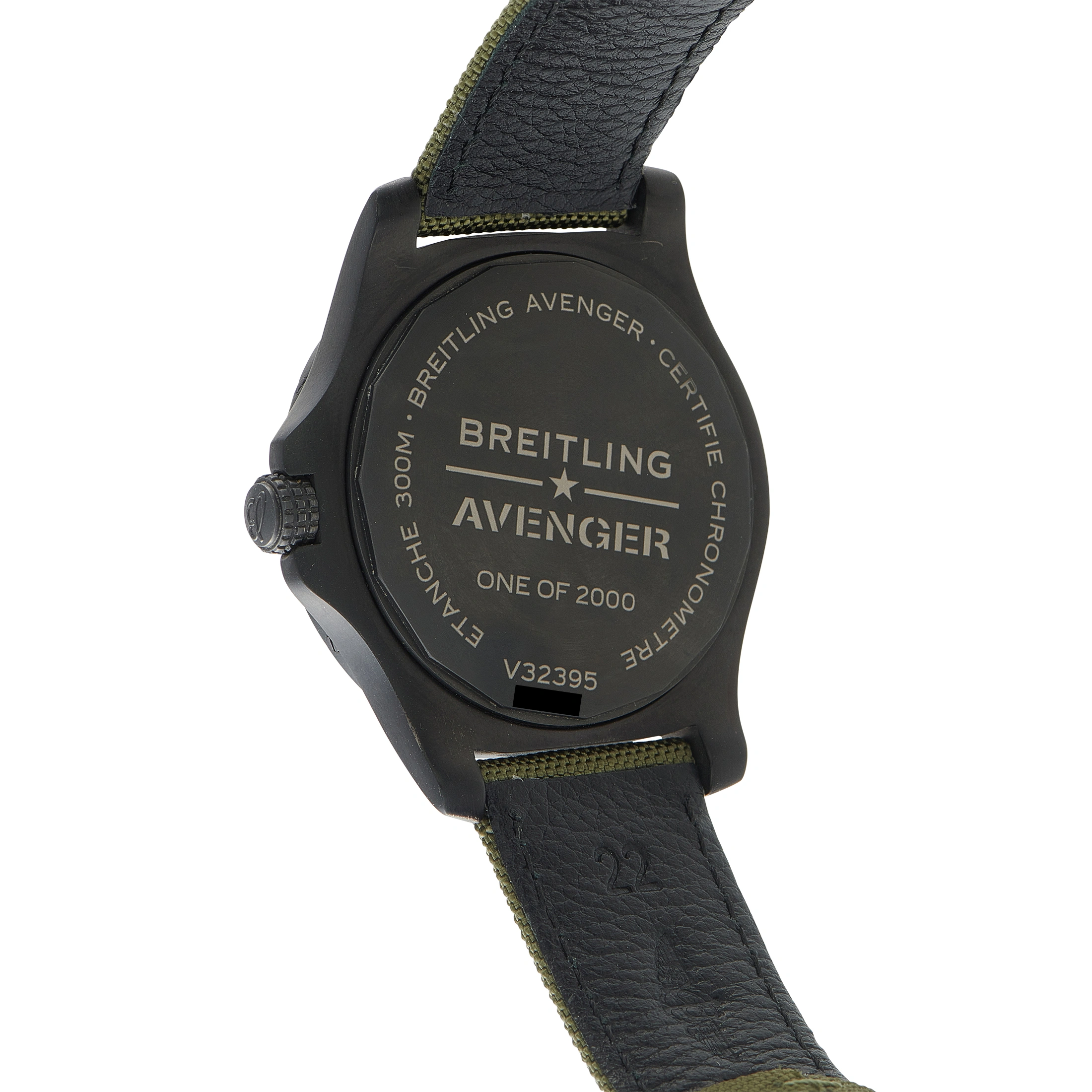 Breitling Avenger Automatic GMT 45 Night Mission Titanium Watch V32395 - Image 3