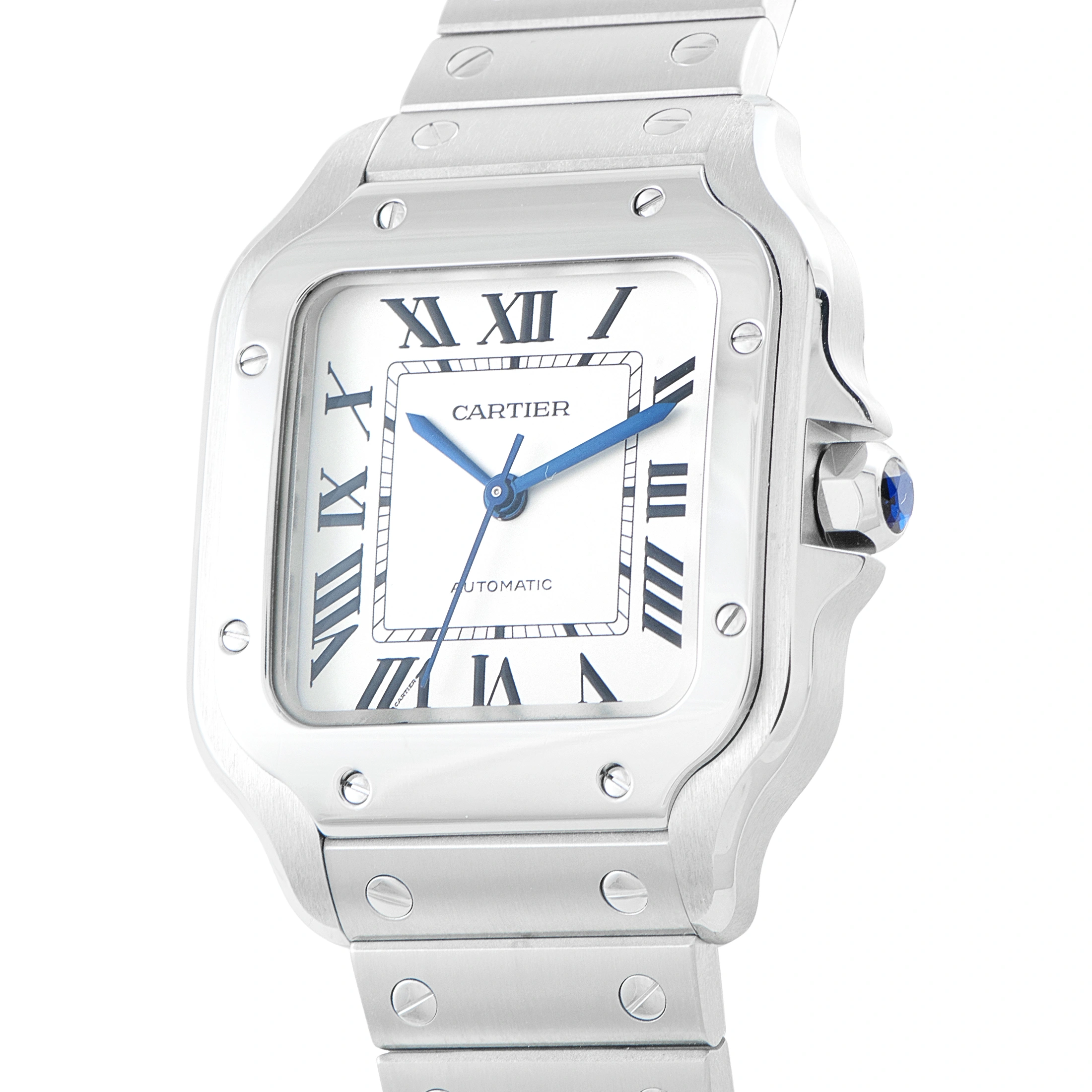 Cartier Santos de Cartier Medium Model Steel Watch WSSA0029 - Image 2