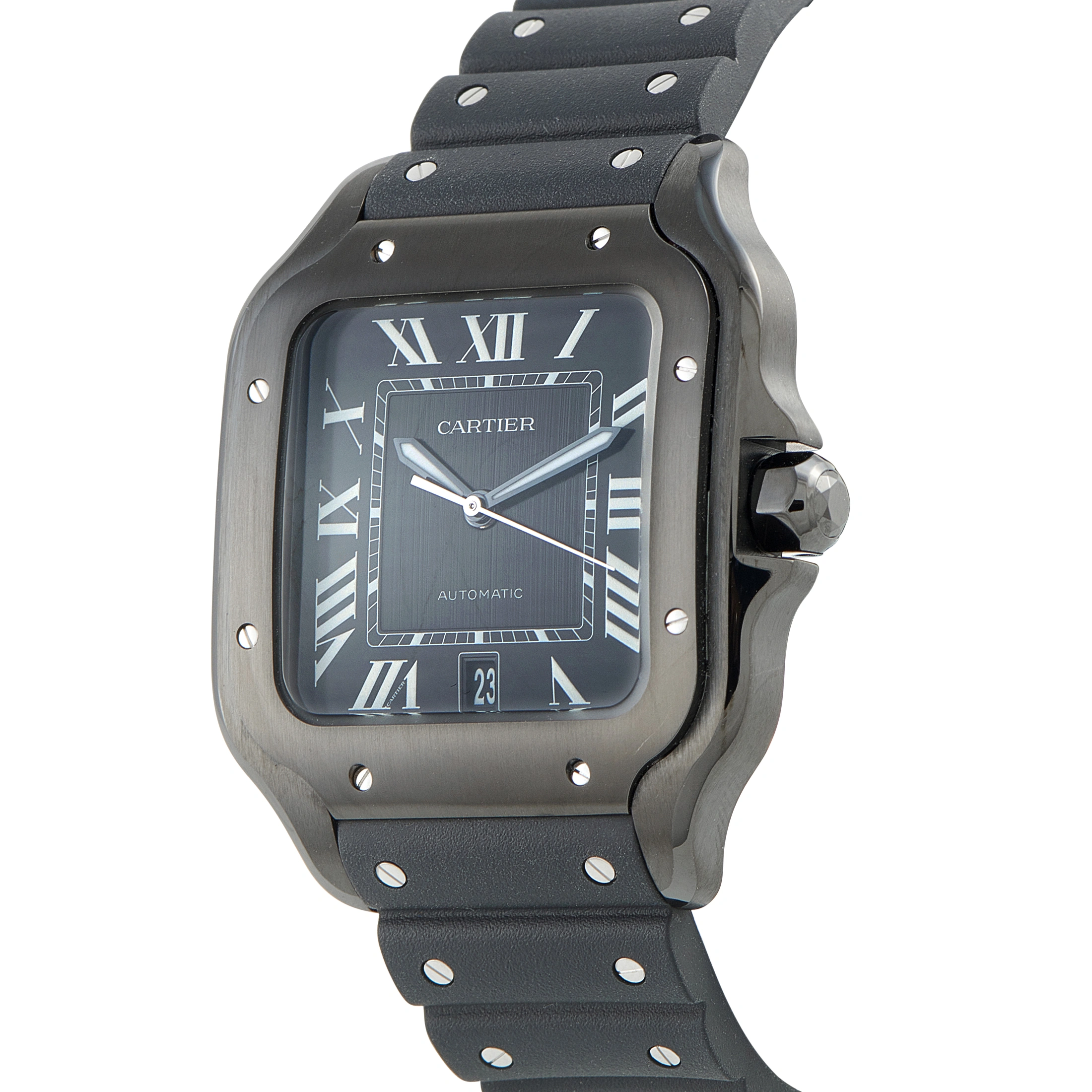 Cartier Santos DLC-Coated Steel Watch WSSA0039 - Image 2
