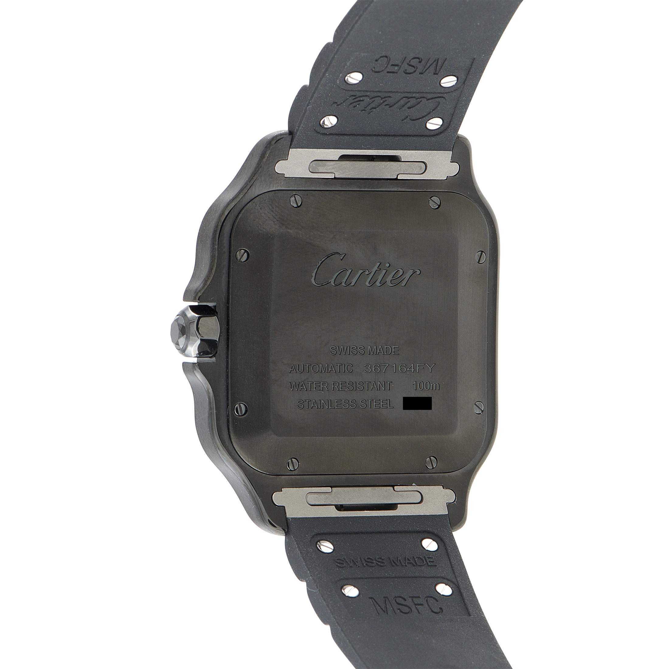 Cartier Santos DLC-Coated Steel Watch WSSA0039 - Image 3