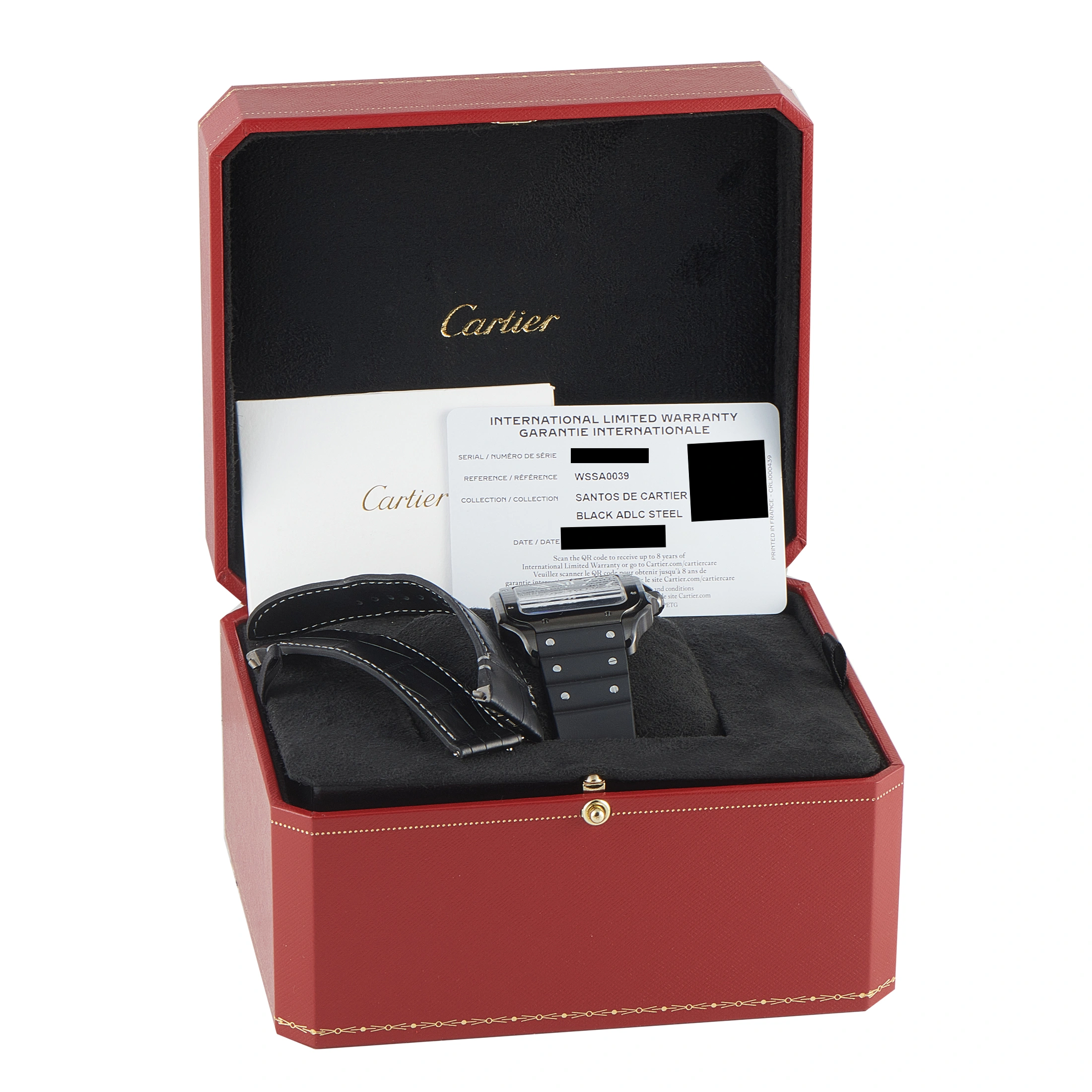 Cartier Santos DLC-Coated Steel Watch WSSA0039 - Image 5
