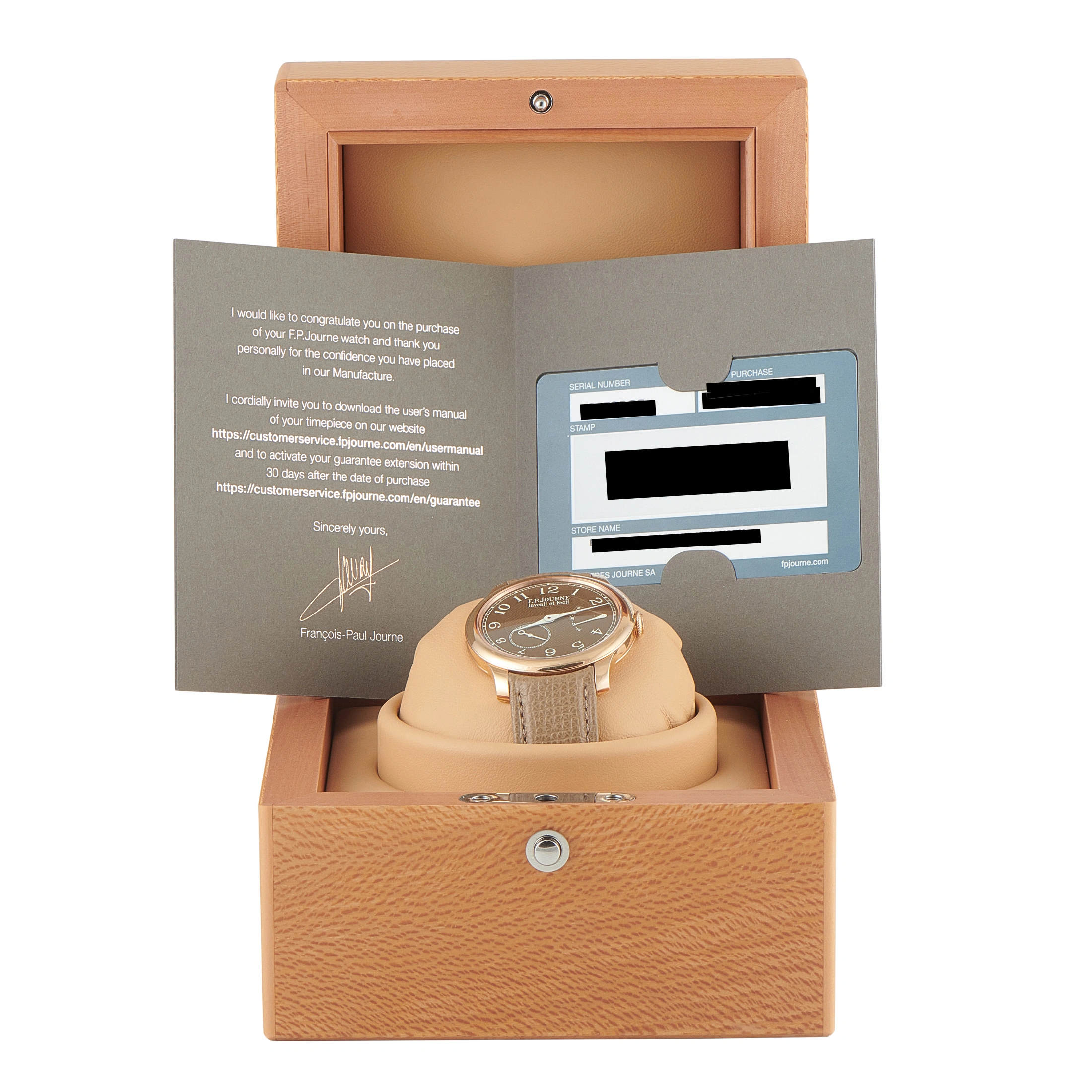 F.P. Journe Chronomètre Souverain Brown Dial Rose Gold Watch CS - Image 5
