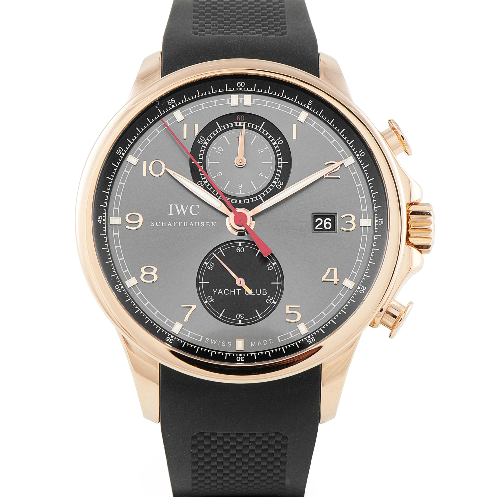 IWC Portugieser Yacht Club Chronograph Rose Gold Watch IW390209