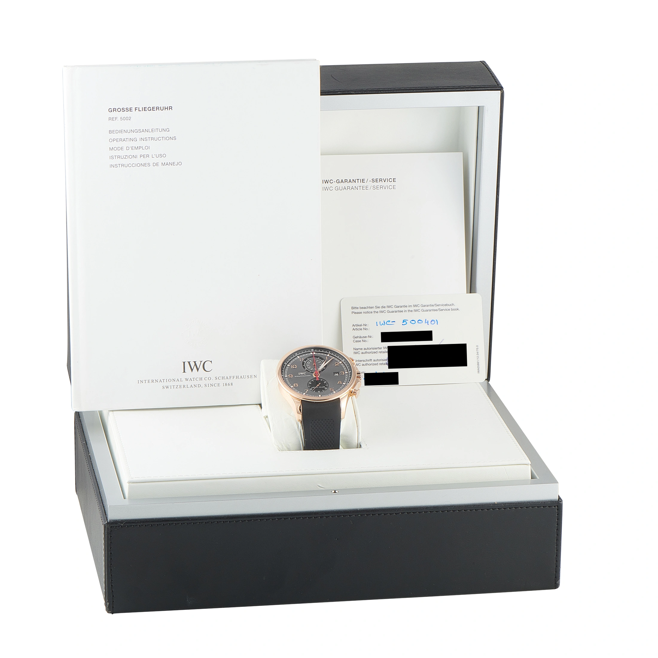 IWC Portugieser Yacht Club Chronograph Rose Gold Watch IW390209 - Image 5