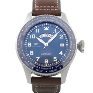 IWC Pilot's Watch Timezoner Le Petit Prince Blue Dial Steel Watch IW395503